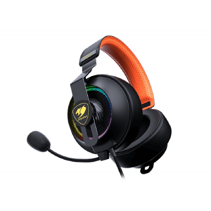 Casque Gamer filaire Cougar Phontum Pro Prix RGB (Noir)