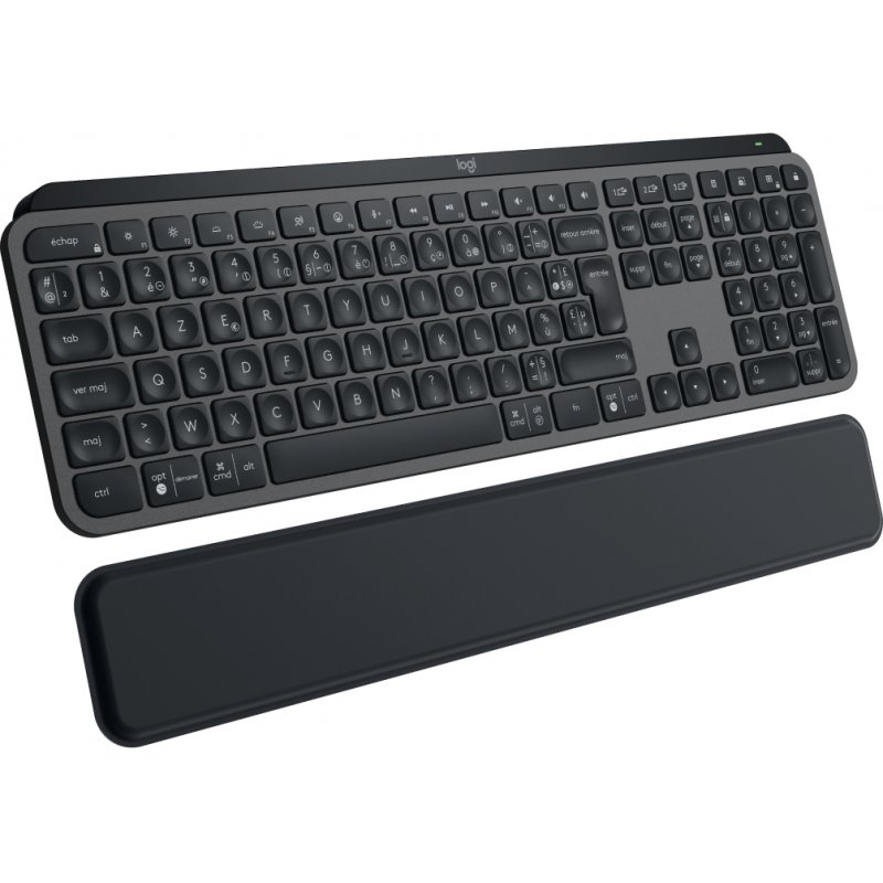 Logitech MX Keys S clavier RF sans fil + Bluetooth AZERTY Français Graphite