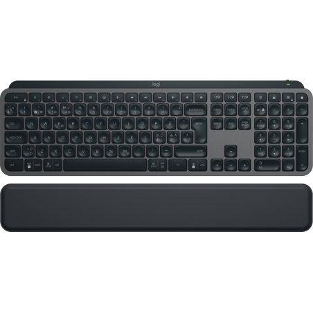 Logitech MX Keys S clavier RF sans fil + Bluetooth QWERTY Danois, Finlandais, Norvégien, Suédois Graphite