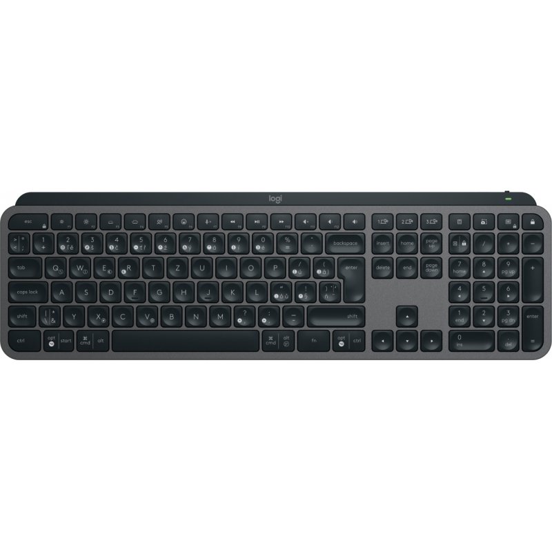 Logitech MX Keys S clavier RF sans fil + Bluetooth QWERTZ Tchèque Graphite