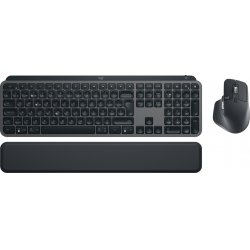 Logitech MX Keys S Combo clavier Souris incluse RF sans fil + Bluetooth QWERTZ Suisse Graphite