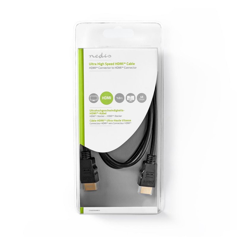 Nedis 1m Ultra High Speed ??HDMI-Kabel, 8K@60Hz, 48 Gbps