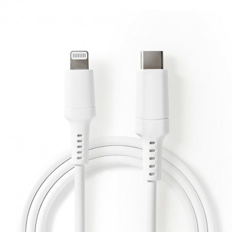 Nedis CCGW39650WT10 lightning cable 1 m White