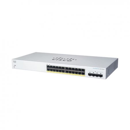 CBS220 SMART 24-PORT GE FULL POE 4X1G SFP