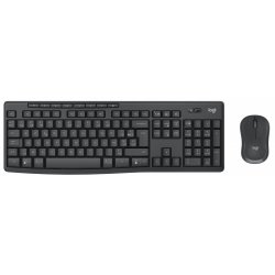 Logitech MK370 Combo for Business keyboard Mouse included RF Wireless + Bluetooth AZERTY Belgian Graphite