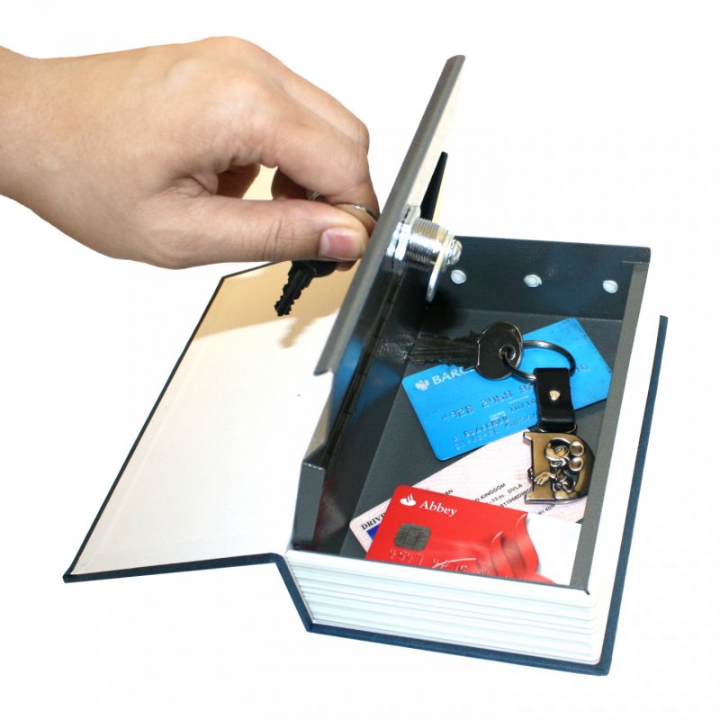 Thumbs Up BOOKSAFE coffre-fort Coffre-fort portable Bleu