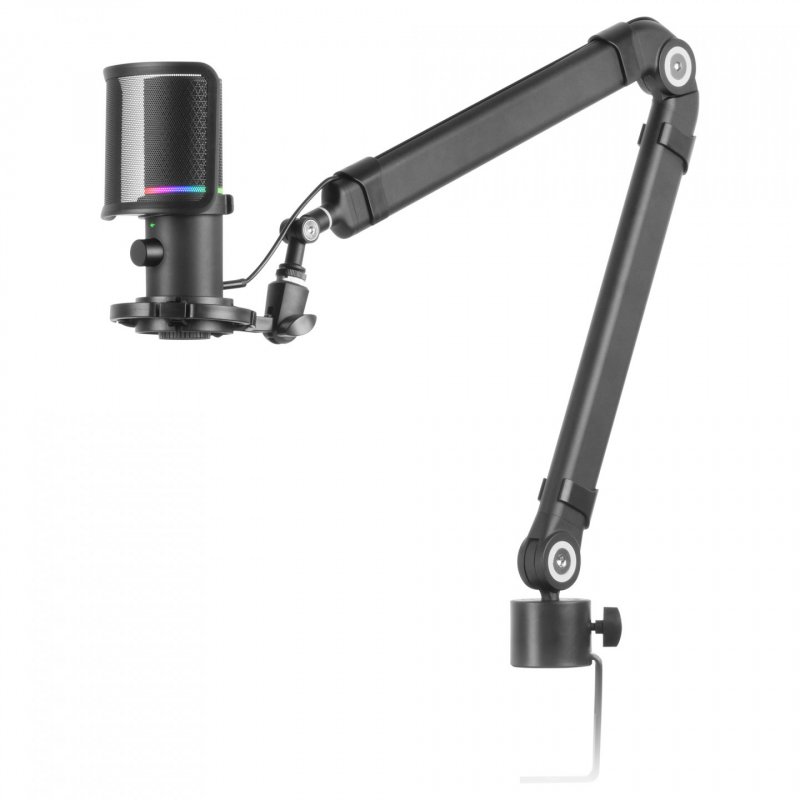 Mars Gaming MMIC-XT, Professional High Definition 192Khz 24-bit Studio Microphone, Omnidirectional Arm, Anti Shock Mount