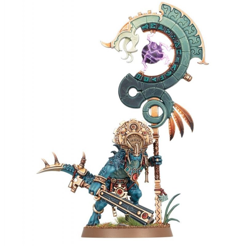 Warhammer AoS - Seraphon Porteur d'Astrolithe Saurus