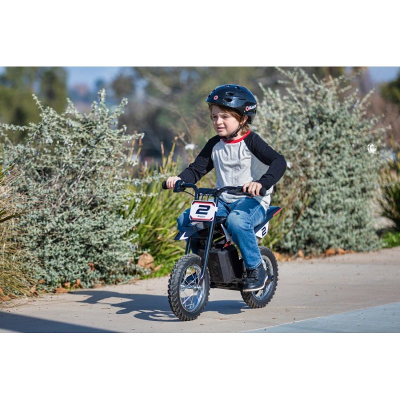 Razor MX125 Dirt Rocket scooter électrique 1 siège(s) 13 km/h Myrtille, Chrome, Blanc