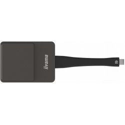 iiyama WP D002C Smart TV dongle USB 4K Ultra HD Black, Silver