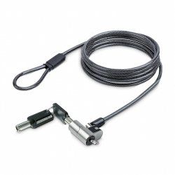 StarTech.com Nano Laptop Cable Lock, 6ft (2m), Anti-Theft Keyed Lock, Security Cable Locks Nano Slot Notebooks, For Elit