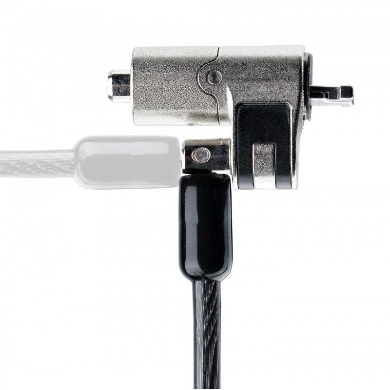 StarTech.com Nano Laptop Cable Lock, 6ft (2m), Anti-Theft Keyed Lock, Security Cable Locks Nano Slot Notebooks, For Elit