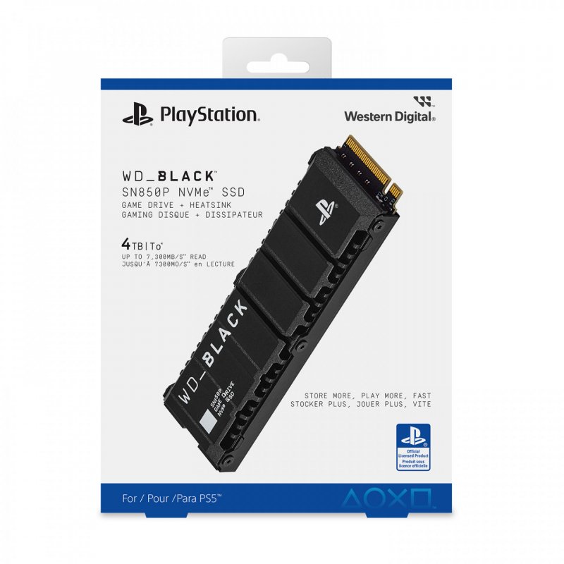 WD BLACK SN850P NVMe SSD for PS5 2TB