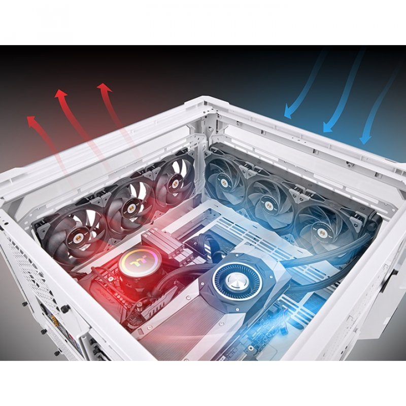 Thermaltake SWAFAN GT12 Computer case Air cooler 12 cm Black 3 pc(s)