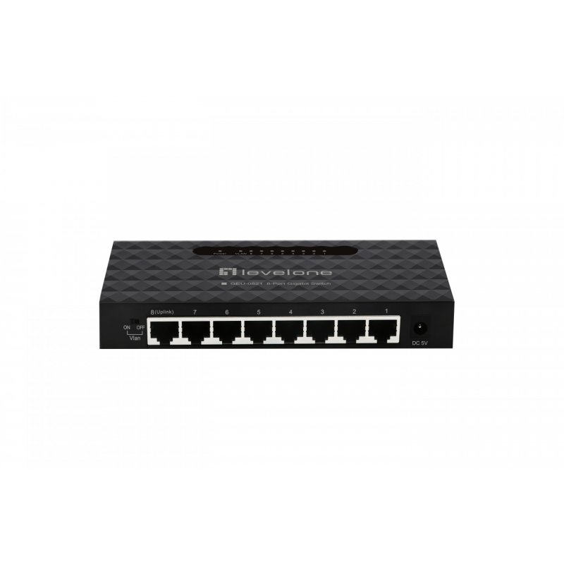LevelOne GEU-0821 commutateur réseau Géré Gigabit Ethernet (10/100/1000)