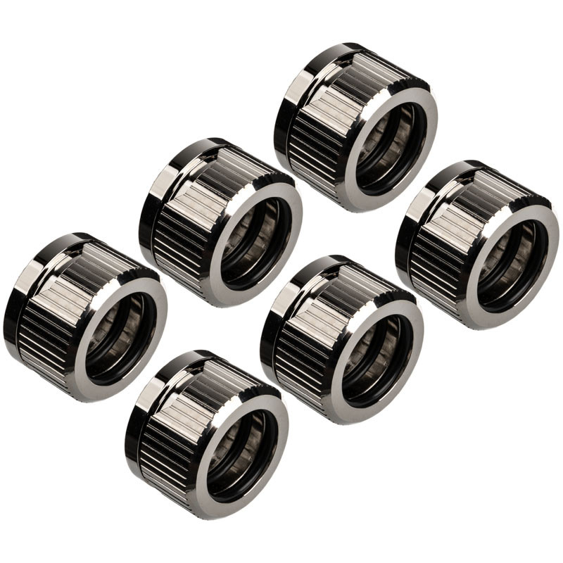 EK Water Blocks compatible EK-Quantum Torque HTC 16 - 6er-Pack, silber