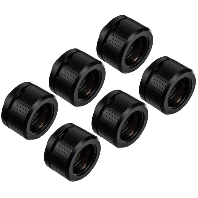 EK Water Blocks compatible EK-Quantum Torque HTC 16 - 6er-Pack, schwarz