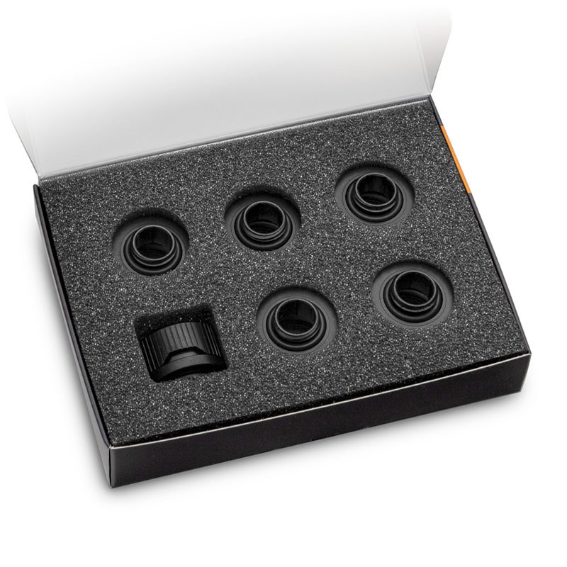 EK Water Blocks compatible EK-Quantum Torque HTC 16 - 6er-Pack, schwarz