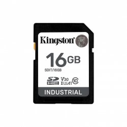 16GB SDHC INDUSTRIAL C10 -40C TO 85C UHS-I U3 V30 A1 PSLC