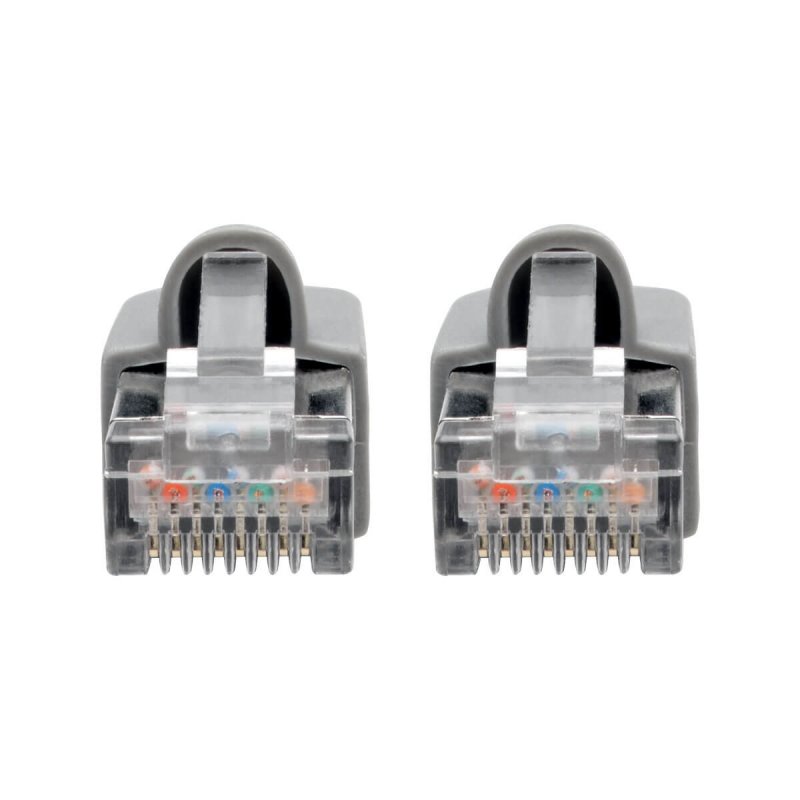 Tripp Lite N262-010-GY Cat6a 10G Snagless Shielded STP Ethernet Cable (RJ45 M/M), PoE, Gray, 10 ft. (3.05 m)