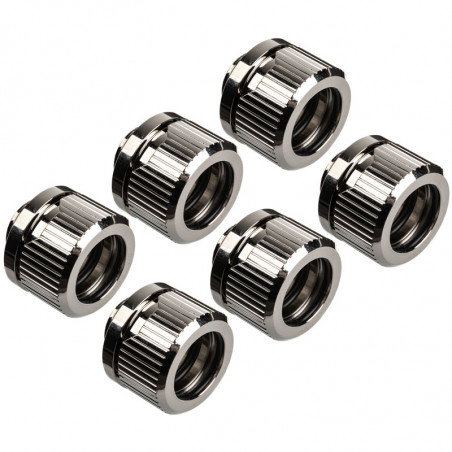 EK Water Blocks compatible EK-Quantum Torque HTC 14 - 6er-Pack, silber