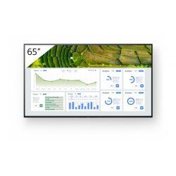 Sony FW-65BZ30L Signage Display Digital signage flat panel 165.1 cm (65") LCD Wi-Fi 440 cd/m² 4K Ultra HD Black Android