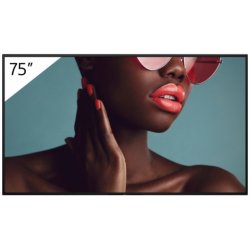 Sony FW-75BZ40L affichage de messages Panneau plat de signalisation numérique 190,5 cm (75") LCD Wifi 700 cd/m² 4K Ult