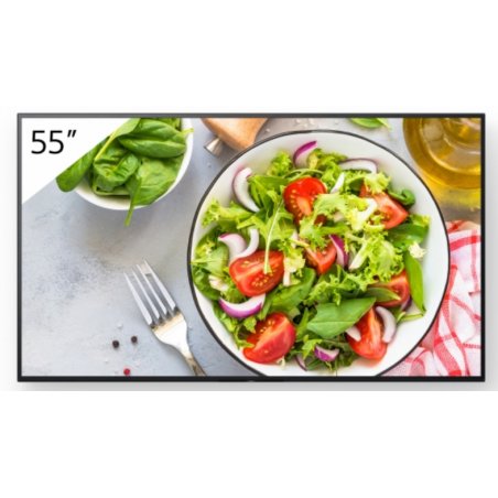 Sony FW-55BZ35L Signage Display Digital signage flat panel 139.7 cm (55") LCD Wi-Fi 550 cd/m² 4K Ultra HD Black Android
