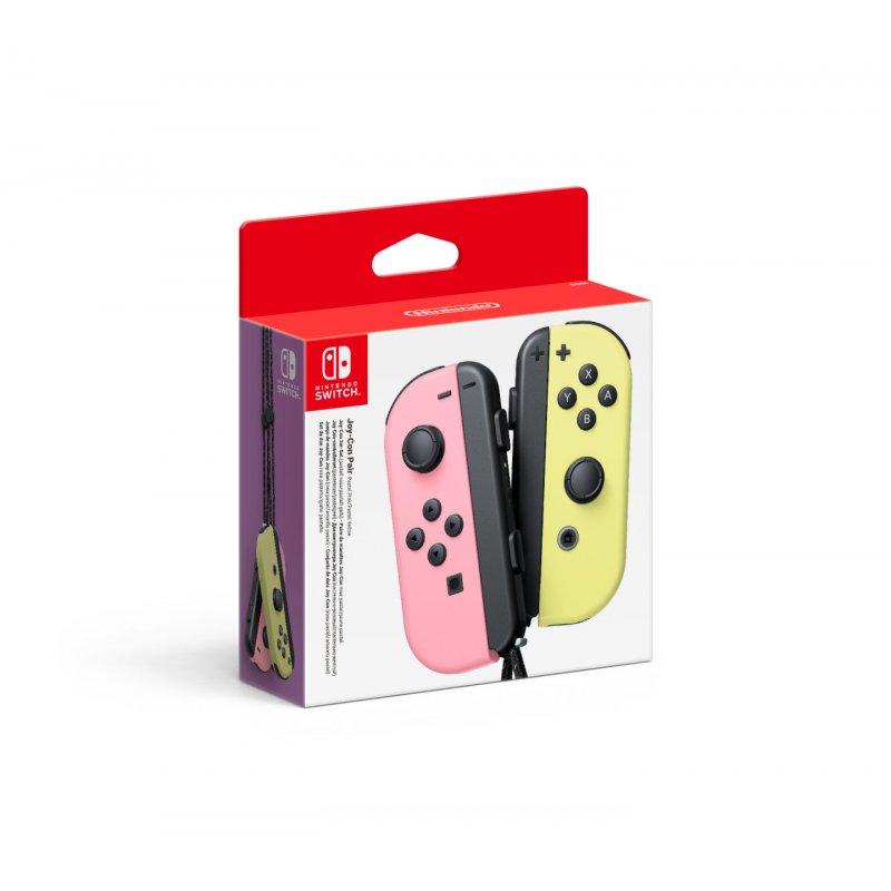MANETTE JOYCON x2 ROSE PASTEL GCH /JAUNE PASTEL DRT NINTENDO - SWITCH