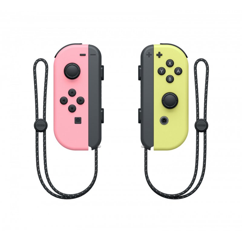 MANETTE JOYCON x2 ROSE PASTEL GCH /JAUNE PASTEL DRT NINTENDO - SWITCH