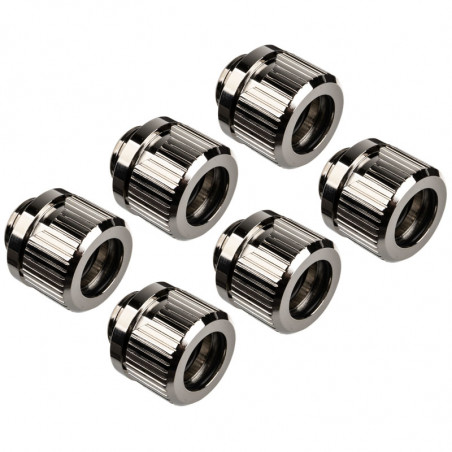 EK Water Blocks compatible EK-Quantum Torque HTC 12 - 6er-Pack, silber