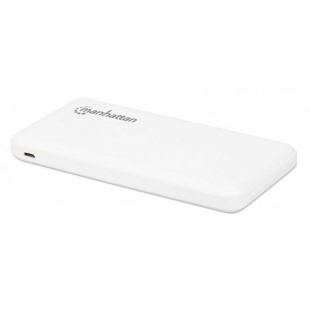 Powerbank Manhattan - 10 000 mAh - Jusqu'à 2.1A - Indicateurs LED - Blanc