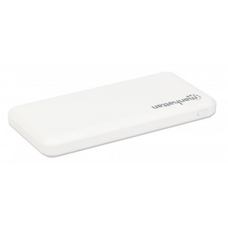 Manhattan 406277 banque d'alimentation électrique Lithium Polymère (LiPo) 10000 mAh Blanc