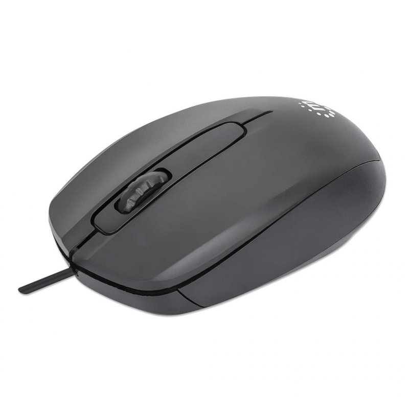 Manhattan 190190 souris Ambidextre USB Type-A Optique 1000 DPI