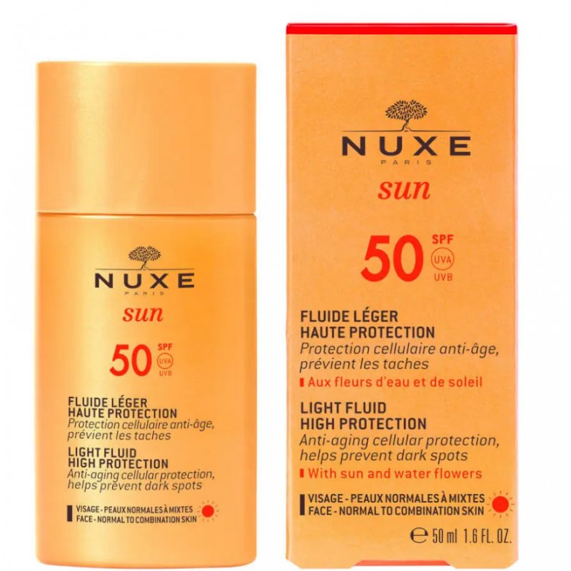 NUXE Fluide Léger Haute Protection SPF50 Sun