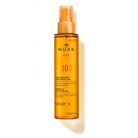Nuxe Sun- Tanning Oil Face and Body 150 ml - SPF 10