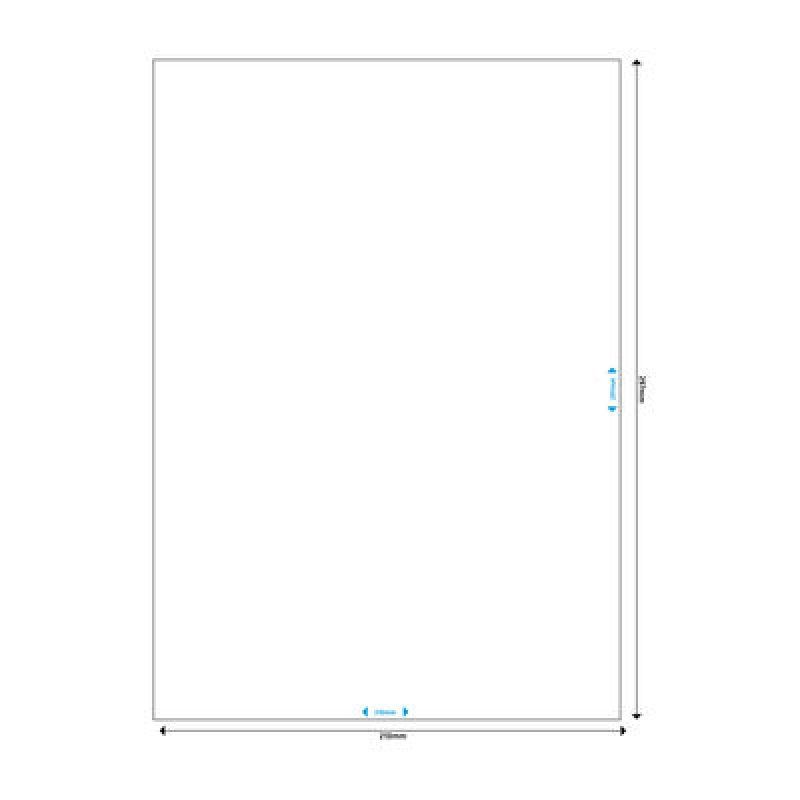 MediaRange MRINK140 self-adhesive label Permanent White 50 pc(s)