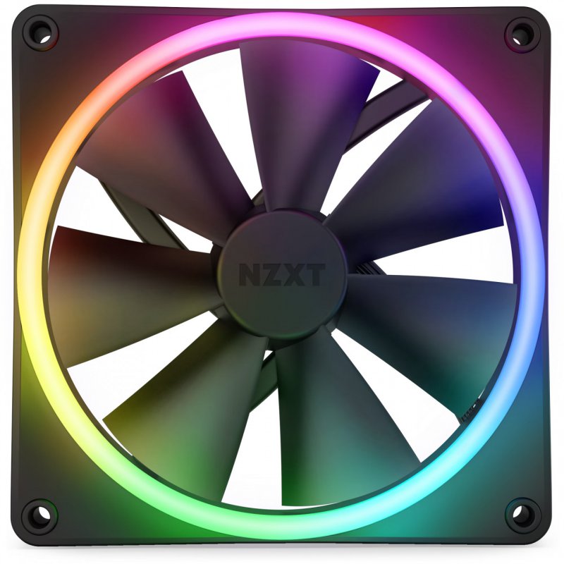 NZXT F140 RGB DUO Ventilateur 14 cm Noir 1 pièce(s)