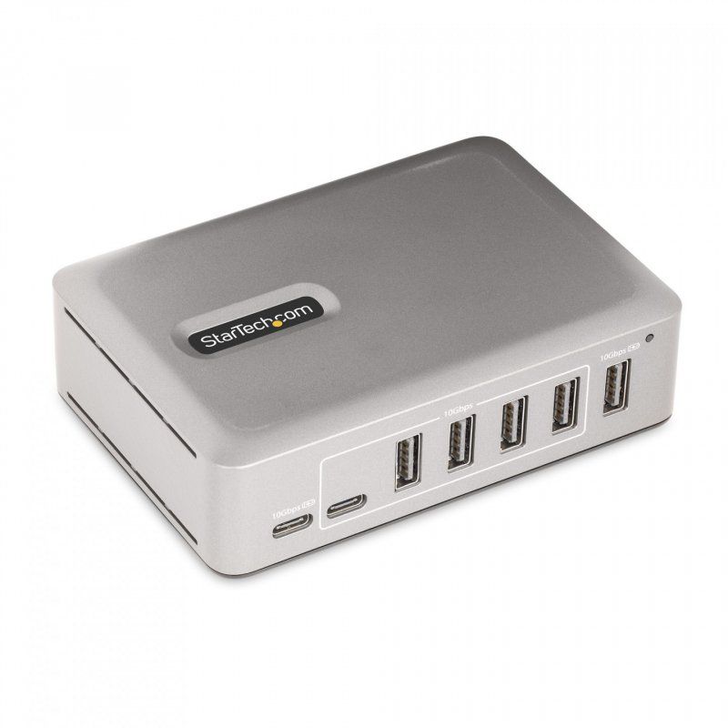 StarTech.com 7-Port USB-C Hub - 5x USB-A + 2x USB-C - Self-Powered w/65W Power Supply - USB 3.1 10Gbps - Desktop/Laptop 