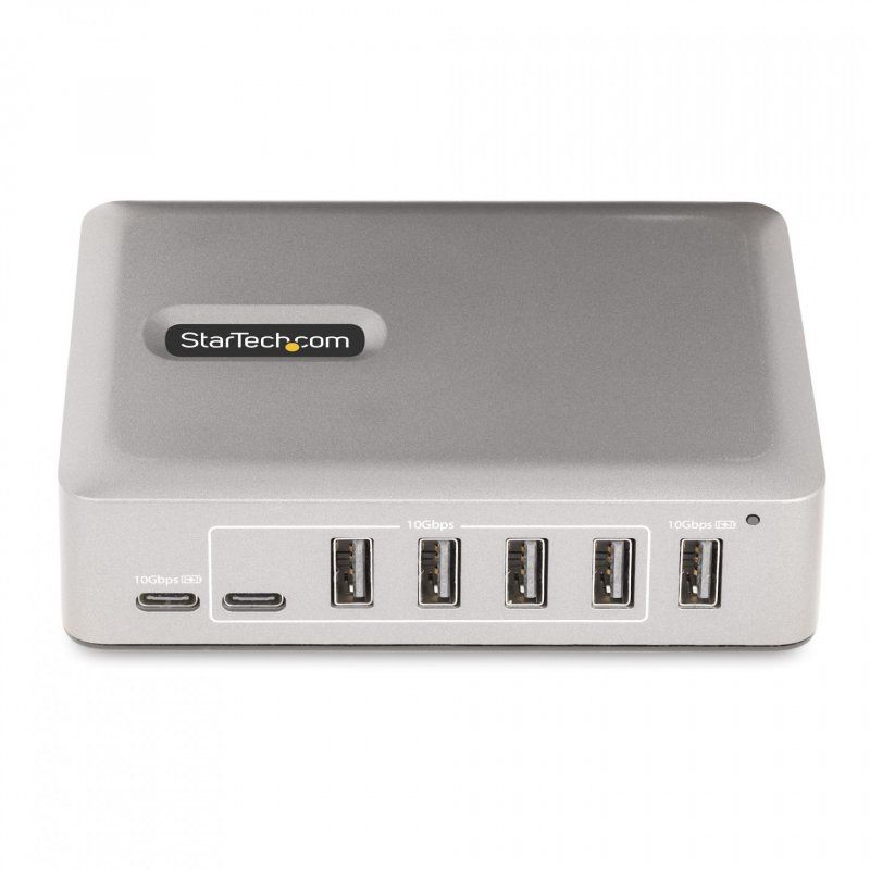 StarTech.com 7-Port USB-C Hub - 5x USB-A + 2x USB-C - Self-Powered w/65W Power Supply - USB 3.1 10Gbps - Desktop/Laptop 