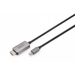 Cable Digitus mini DP to HDMI 1m black
