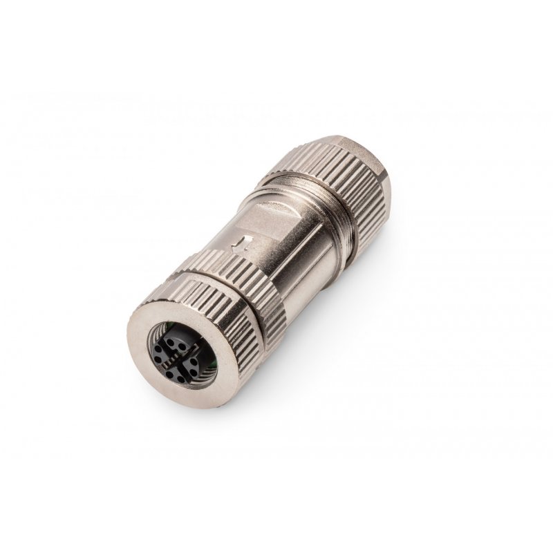 Digitus CAT 6A, field assembly, M12 Jack X-coded IP67