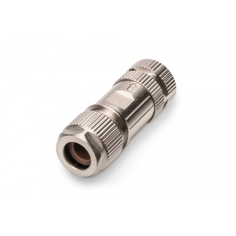 Digitus CAT 6A, field assembly, M12 Jack X-coded IP67