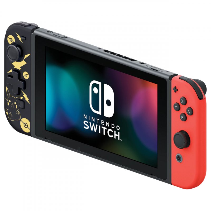 Hori D-Pad Black, Gold Gamepad Nintendo Switch
