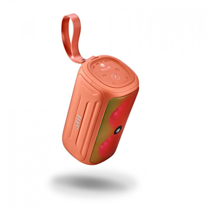 NGS ROLLER BEAST Enceinte portable stéréo Corail 32 W