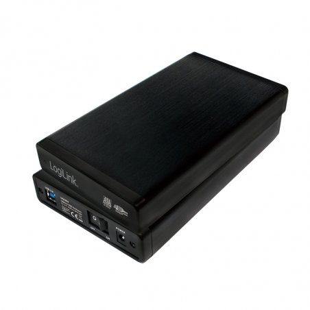 LogiLink UA0284 storage drive enclosure HDD enclosure Black 3.5"