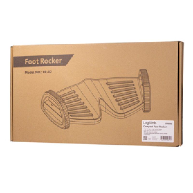 LogiLink EO0006 foot rest Black