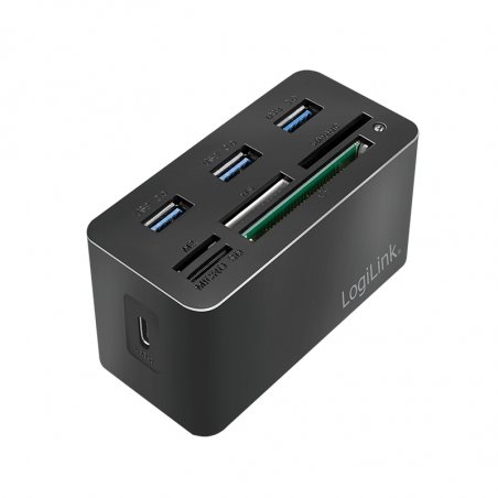Cardreader Logilink USB 3.2 8-Port black