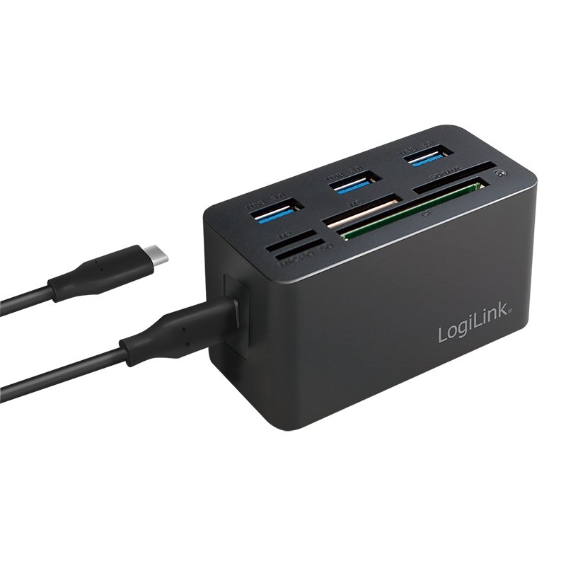 LogiLink CR0046 notebook dock/port replicator Wired USB 3.2 Gen 1 (3.1 Gen 1) Type-C Black