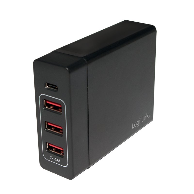 LogiLink PA0122 mobile device charger Universal Black USB Indoor